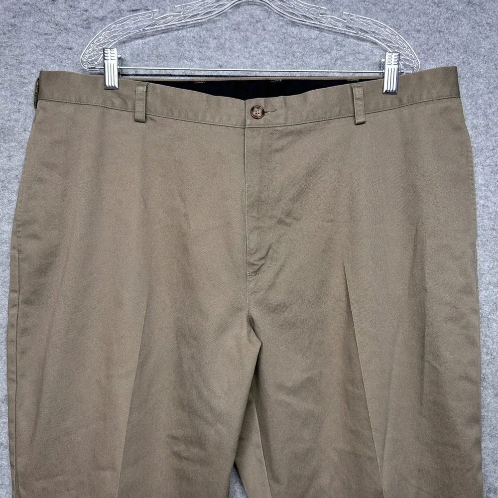 LL Bean Classic Fit Men 42x29 Khaki Chino Pants 100% Cotton Casual Gorpcore